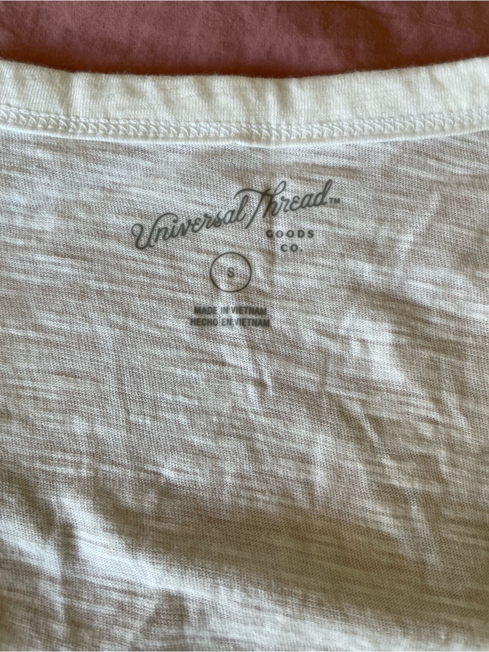 NWT Universal Thread White Scoop Neck Tank Top Size Small - Picture 5 of 5